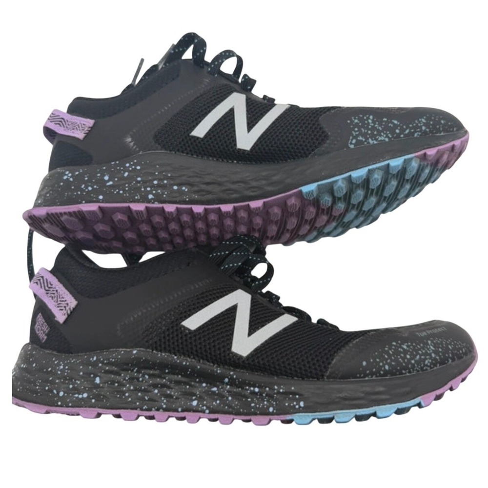 New Balance Women Size 6.5 D US Fresh Foam Arishi Trail v1 Black Running Shoe